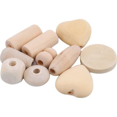 1Pack DIY Natural Log Beads Molar Baby Teeth Necklace Set Free Storage Box Includes Perfect Baby Food Grade Dental Wood Beads