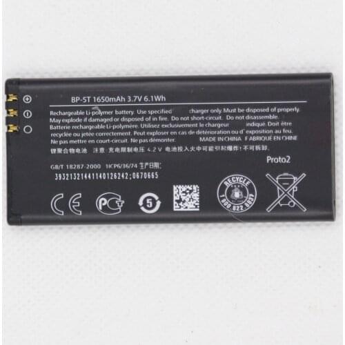 1650mAh BP-5T battery for Nokia Lumia 820 Lumia 820T BP5T Mobile phone battery