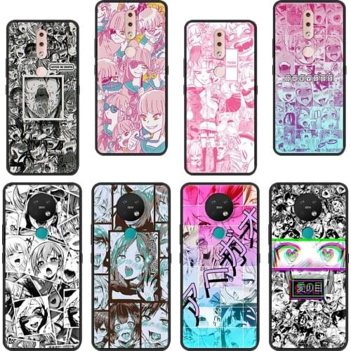 Anime Manga Cartoon Girl Silicone Phone Case For Nokia C10 G10 5.4 7.2 3.4 5.3 2.3 3.2 8.3 2.4 X10 X20 G20 C20 2.2 Fundas Cover