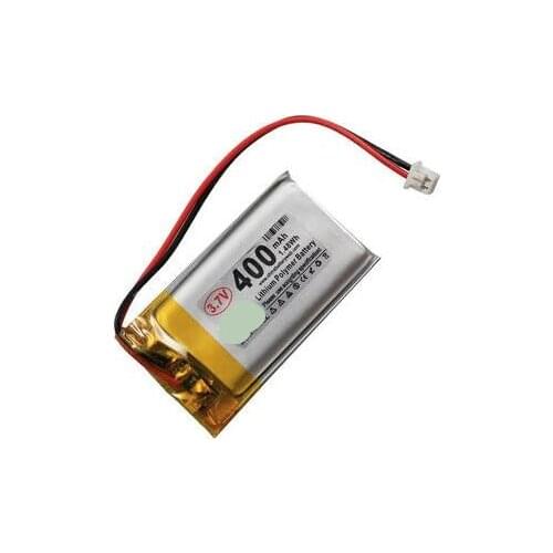 Free shipping 2pcs/lot 402035 3.7v 400mah li-polymer li-po lithium ion rechargeable battery for story machine GPS speaker