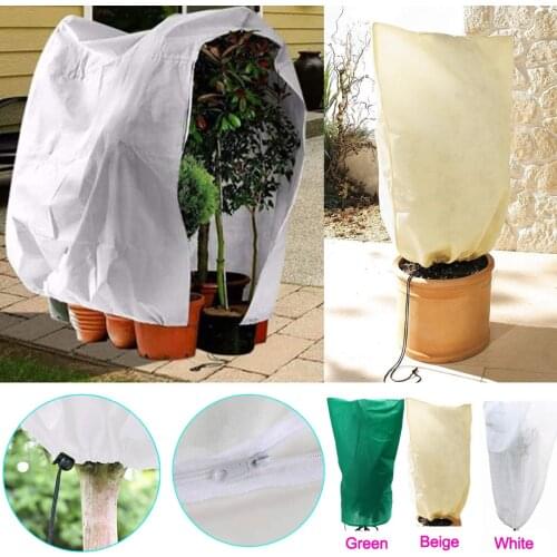 Warm Cover Tree Shrub Plant Protecting Bag Frost Protection Yard Garden Winter Garden Waterbulbs Redes De Proteccion Plant Cover