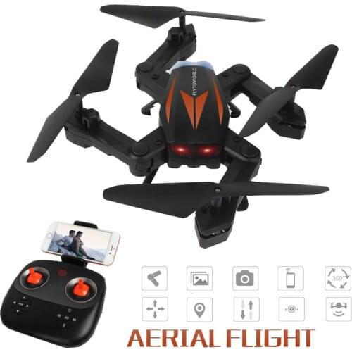 EBOYU(TM) F12W Foldable RC Quadcopter Drone 2.4Ghz Wifi FPV HD Camera w/ Headless Mode Altitude Hold One Key Take off Landing