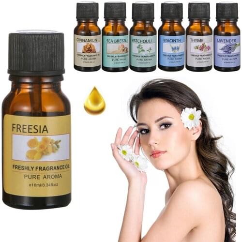 10ML 12 Flavor Pure Essential Oils For Aromatherapy Diffuser Aroma Oil Mint Tea Tree Lavender Patchouli Oil Relieve Stress TSLM1