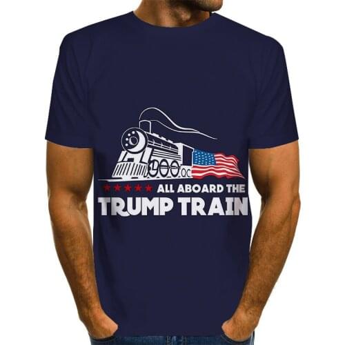 Summer new T-shirt American flag former president graphic T-shirt unisex fashion T-shirt S-6XL