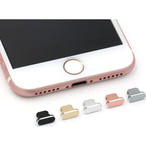 Metal Aluminium Phone Dust Plug For iPhone iPad Anti Dust Plug Charging Port on for iPhone 11 Pro XS Max X XR 6 7 8 Plus SE 2020