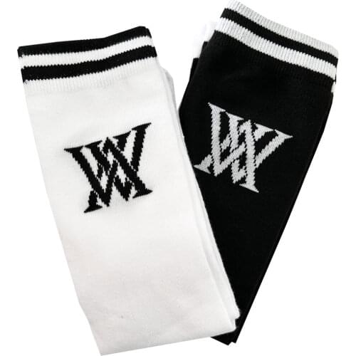 Golf Socks ANEW New Cotton Combed Cotton Golf Straight Socks Half-height Golf Socks Fashion Sports Socks Free Shipping