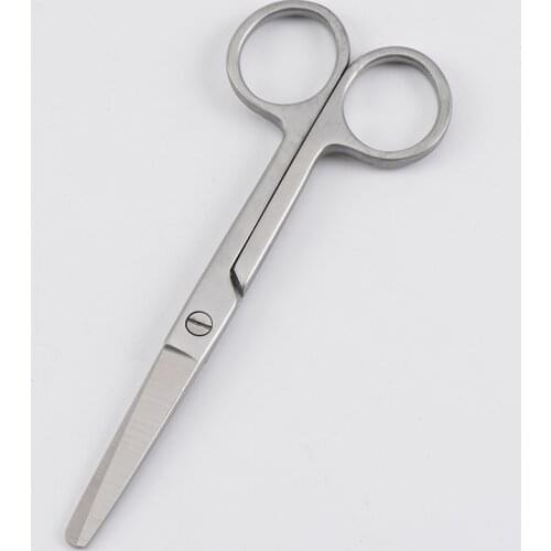 Stainless Steel Scissors Round Head Scissors Barbershop Hair Shears Hair Clipper Scissors Japanese Bolso Para Tijeras