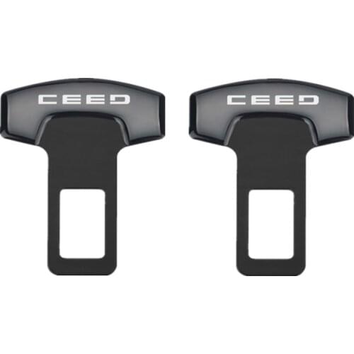 2PCS Safety Belt Buckles Car Seat Safty Belt Alarm Canceler Stopper for Kia Ceed Rio 3 4 Sorento Cerato Accessories