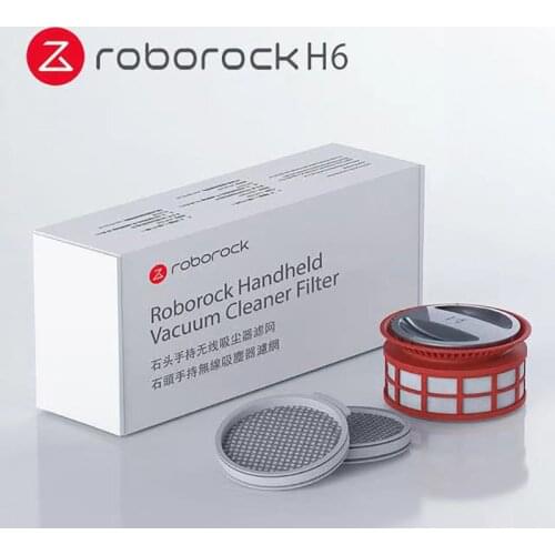 HEPA Filter Roller Brush Soft Fluff Brush for Original Roborock H6 Part Pack Handheld Vacuum Cleaner Accessories Parts Kits