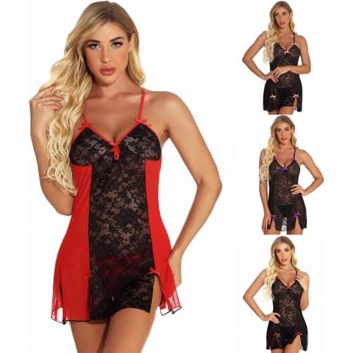 Four colors available exotic lingerie 2016new arrival transparent sex lingerie lace printed sexy lingerie plus size