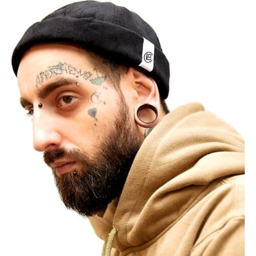 Clape Beanie Hats Men Women Casual Landlord Hat Streetwear Hip Hop Brimless Hat Corduroy Docker Cap Hip-hop Hat Docker Leon Cap