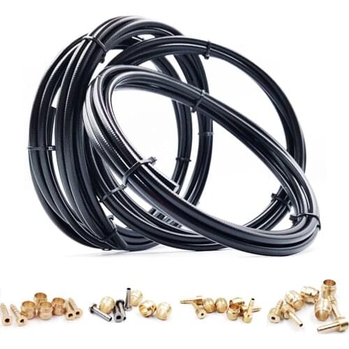 Bike Hydraulic Disc Brake Hose MTB Bicycle Oil Tube Pipe Olive Insert Barb Kit Biking Portable Dustproof Cycling Part