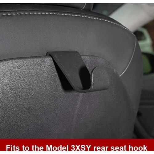 For Tesla Model 3 Y X S 2021 Car Seat Headrest Hook Hanger Hoder Bag Purse Mount Storage For Tesla Model Y 3 Accessories