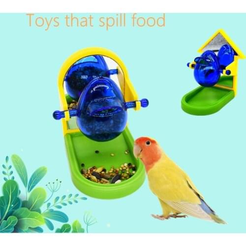Funny Bird Spilling Food Toys, Parrot Toy, Bird Props, Pet Supplies