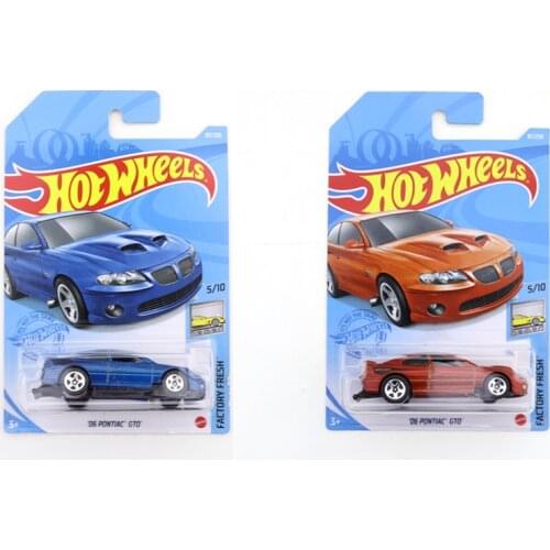 2021-87 Original Hot Wheels Mini Alloy Coupe 06 PONTIAC GTO 1/64 Metal Diecast Model Car Kids Toys Gift