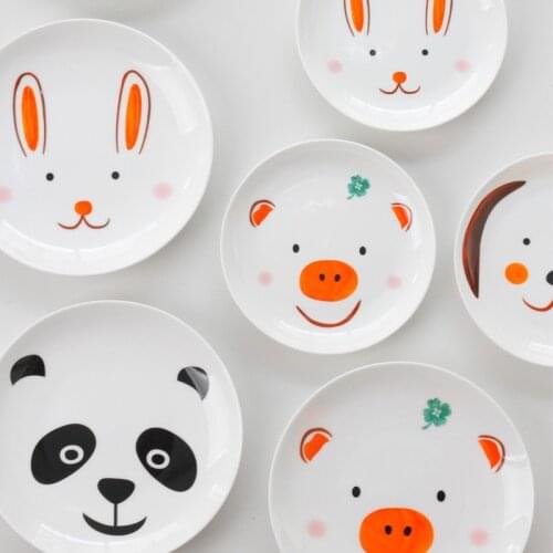 2020 New Animal Paradise Cute Creative Rice Bowl Soup Bowl Noodle Bowl Ceramic Dish Single Product Children Bowl Set