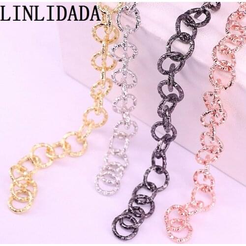 5Meters Wholesale Gold /Gunmetal/Rose Gold Brass Chain,fashion jewelry component chain,necklace/bracelet jewelry Chain