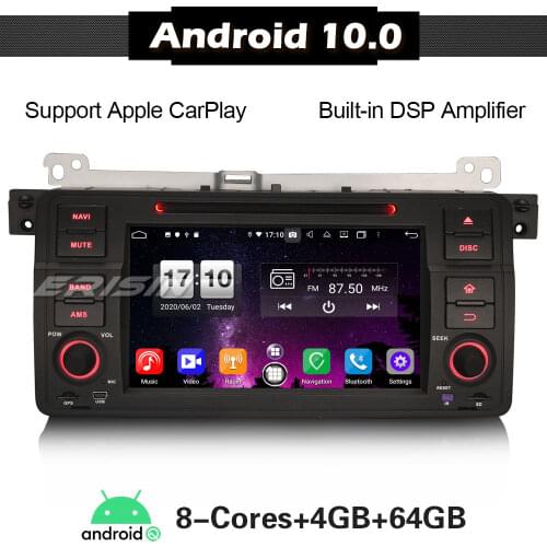 8746 Erisin Android 10.0 Autoradio Car Stereo Radio GPS Navi for BMW E46 M3 3er Rover 75 MG ZT DSP Carplay OBD DAB 4G 8-Core PX5