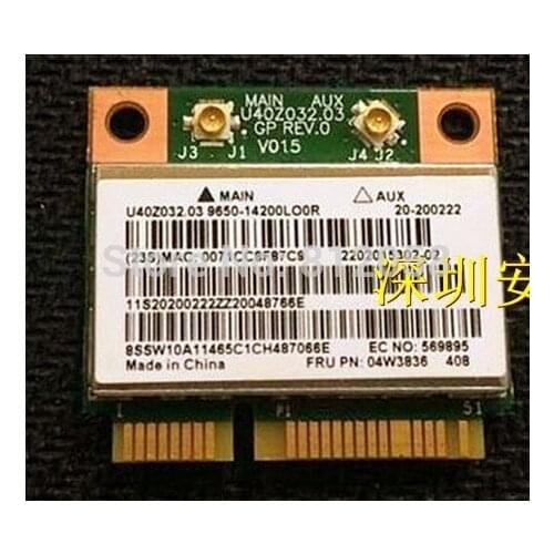 SSEA for Broadcom BCM943142HM half Mini PCI-E 150Mbps Wifi Wireless card for Lenovo G400 G410 G500 G510 G405 G505 FRU 04W3836