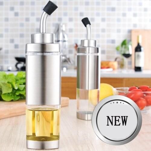 304 Stainless Steel Pot 250ml Oil Bottle Soy Sauce Vinegar Sesame Edible Tank, Leakproof And Vine