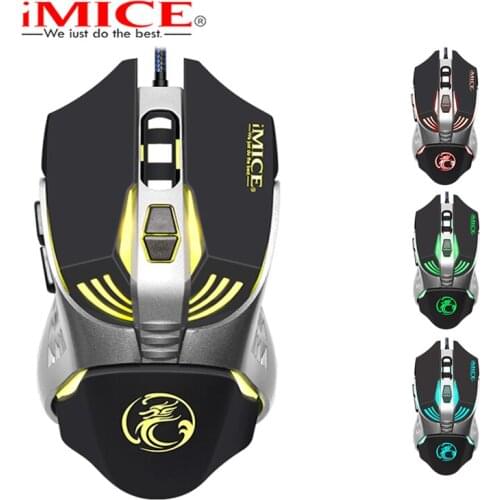 Computer Gaming Mouse Ergonomic 7Buttons 3200DPI LED Optical Computer Mouse Mice For Laptop PC Mouse Gamer for CSGO LOL DOTA