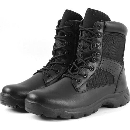 Mens And Womens Outdoor Combat Boots Anti Skid Hiking Boots Wear Resistant Mountaineering Shoes