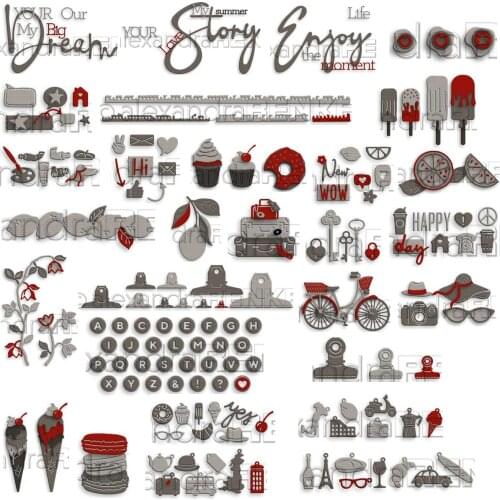 2021 Arrival New Craft Metal Cutting Dies Various Greeting Card Series Scrapbook Paper Craft Knife Mould Blade Punch Stencils