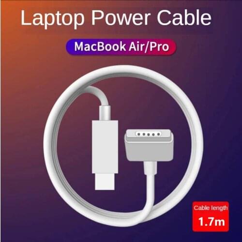 USB C Type C Femal to Magsaf* 1/2 Cable Cord Adapter For Apple MacBook Air/MacBook Pro 45W 60W 85W 12/13/15"