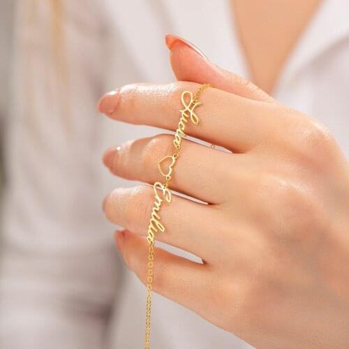 Personalized Name Bracelet Couples Jewelry Stainless Steel Custom Letter Pulseras Simple Heart Charm Bracelet Valentines Gift