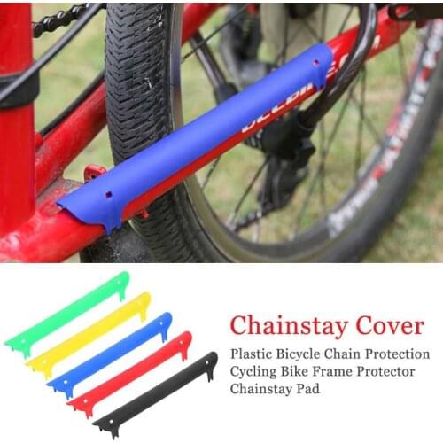 Bicycle Chain Cover Plastic Cycling Chain Stay Chainstay Protector Bike Bicycle Guard Cover Frame Protector Bike Accessories
