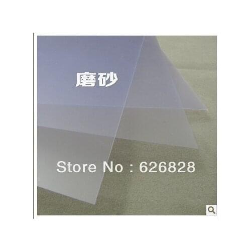 PVC transparent frosted for layout model material thickness 0.5mm Size 30 * 30 cm