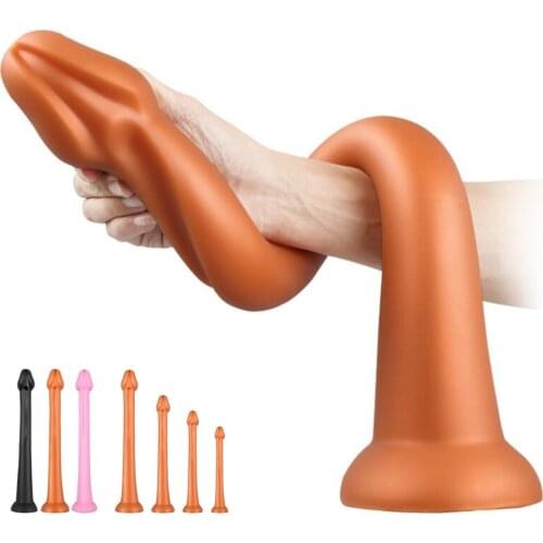 Super Long Anal Dildo Prostate Massage G-spot Stimulate Masturbator Huge Butt Plug With Suction Cup Sex Toys For Woman Men Gay