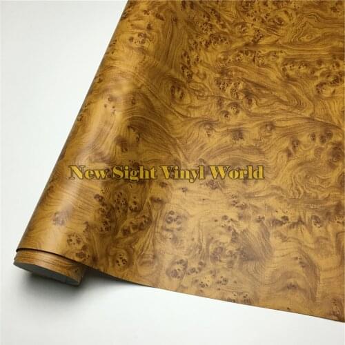 Birds Eye Wood Textured Vinyl Sheet Wood Vinyl Wrap PVC For Floor Furniture Car Interier Size:1.24X50m/Roll(4ft X 165ft)