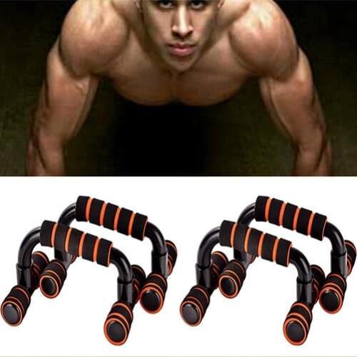 1 Pair Portable Body Building Wokout Stands Grip Home Gym Muscle Exercise Anti-Slip Trainning Frame Fitness Equipment