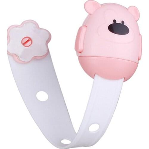 1 Piece Brand New Promotion Door Lock Cabinet Wardrobe Refrigerator Safety Safe ABS Belt Toilet Lock For Kid Child Baby