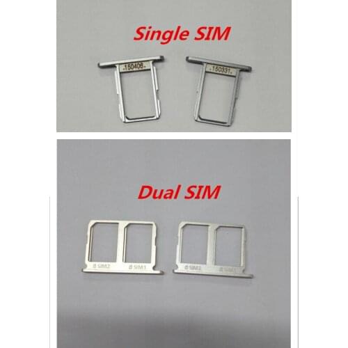10pcs/Lot Gray/Gold/Silver High Quality Singe/Dual SIM Card Tray Slot Holder For Samsung Galaxy S6 G9200 G920F