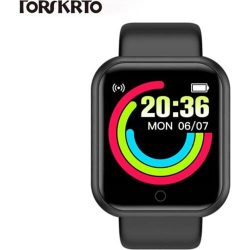 2021 Smartwatch Men Women Heart Rate Blood Pressure Monitor Waterpoof Bluetooth D20s Smart Watch For Android IOS Smart Clock Y68