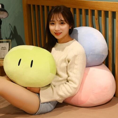 2021new cartoon lovely plush round pillow stuffed toys children birthday gifts home decorations