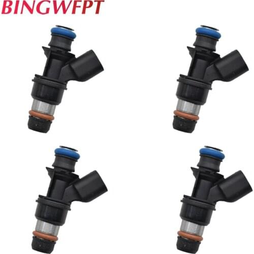 4PCS Fuel Injectors nozzle injetion For Delphi 2004-2010 for Chevy GMC 4.8 5.3 6.0 6.2 12580681