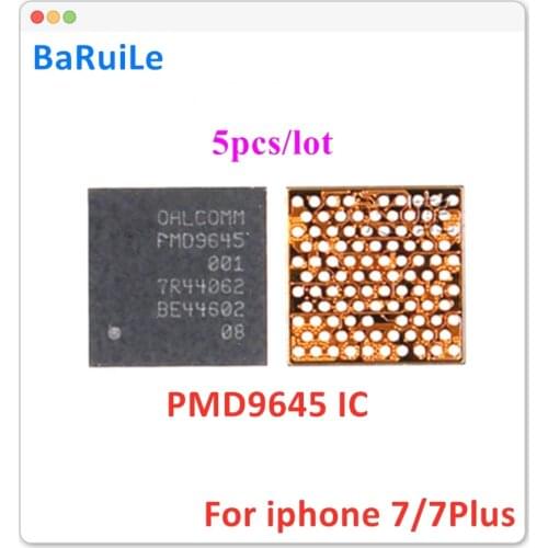 BaRuiLe 5pcs BBPMU_RF PMD9645 Chip For iphone 7 7plus BBMPU baseband Small Power Management IC For Qualcomm Version Repair Part