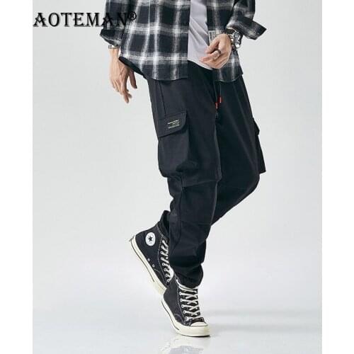 Мужские брюки с карманами AOTEMAN China At AliExpress
