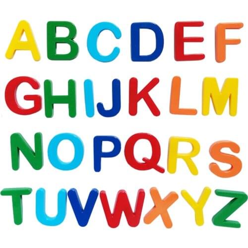 Children Early Learning Educational Toys Magnetic English Alphanumeric Graphic Magnetic Sticker Fridge Sticker Educational Toys