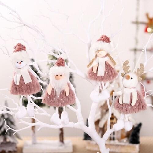 Christmas Angel Doll Merry Christmas Decorations for Home 2021 Christmas Tree Ornament Navidad Noel Xmas Gifts New Year 2022