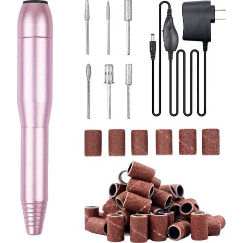 Portable 25000rpm Electric Nail Drill Machine Pen Pedicure Nail File Nail Gel Remover File Manicure Mill Cutter Equipment