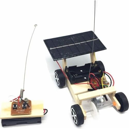Puzzle Science Teaching Toys Collecting Solar Remote Control Vehicle Science Experiment Creative Model DIY Technology Small Prod