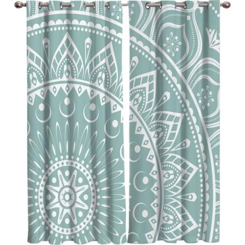 Hippie Psychedelic Mandala Room Curtains Window Curtains Living Room Kids Room Kitchen Bedroom Curtains Home Decor Drapes