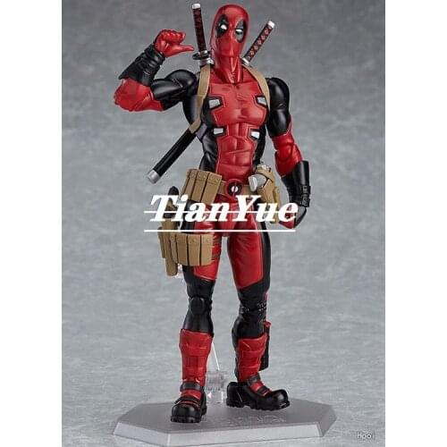 Deadpool Figma 353 Articulated Boxed Figure Doll Decoration 15cm