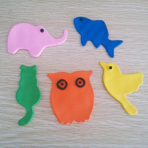 Cute Animal Cake Fondant Cutters Stainless Steel Metal Baking Cake Mold Candy Sugar Paste Cookie Cutter Cake Decorating Tools