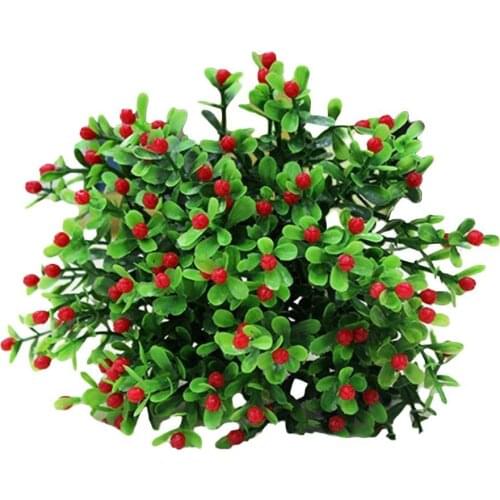 15 Heads Artificial Aglaia Odorata Flowers Realistic Plant Plastic Simulation Flowers Home Wedding Party Decoration