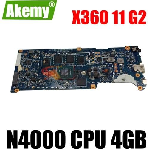 L53192-001 For HP CBX360 11 G2 Laptop motherboard W/ Calyon N4000 CPU 8GB DA00G6MB6D0 Main board Tested OK